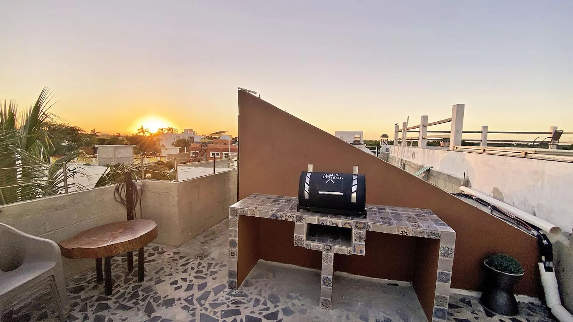 Daire Nice Condo Close To The Beach Puerto Morelos- Ground Floor-King